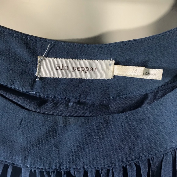 Blu Pepper Pleated Dress - Picture 3 of 3